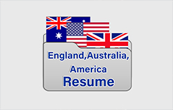 England, Australia, USA Resume